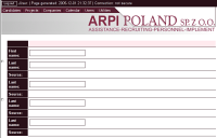 Baza danych ARPI Poland Sp. z o.o.