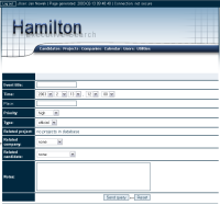 Baza danych Hamilton Executive Search